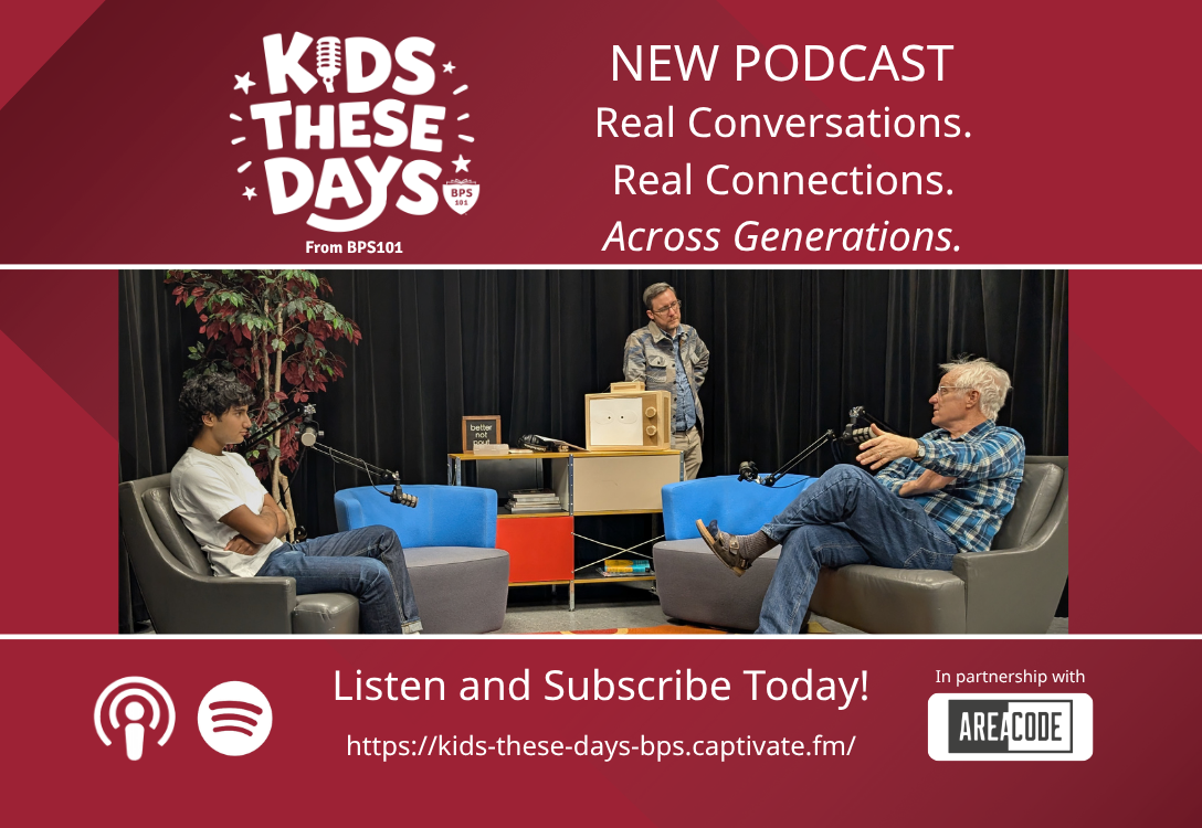 Kids These Days Podcast launch information.