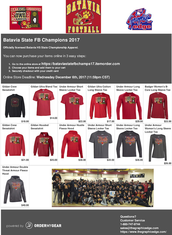 News Official IHSA State Championship Football Apparel Now Available